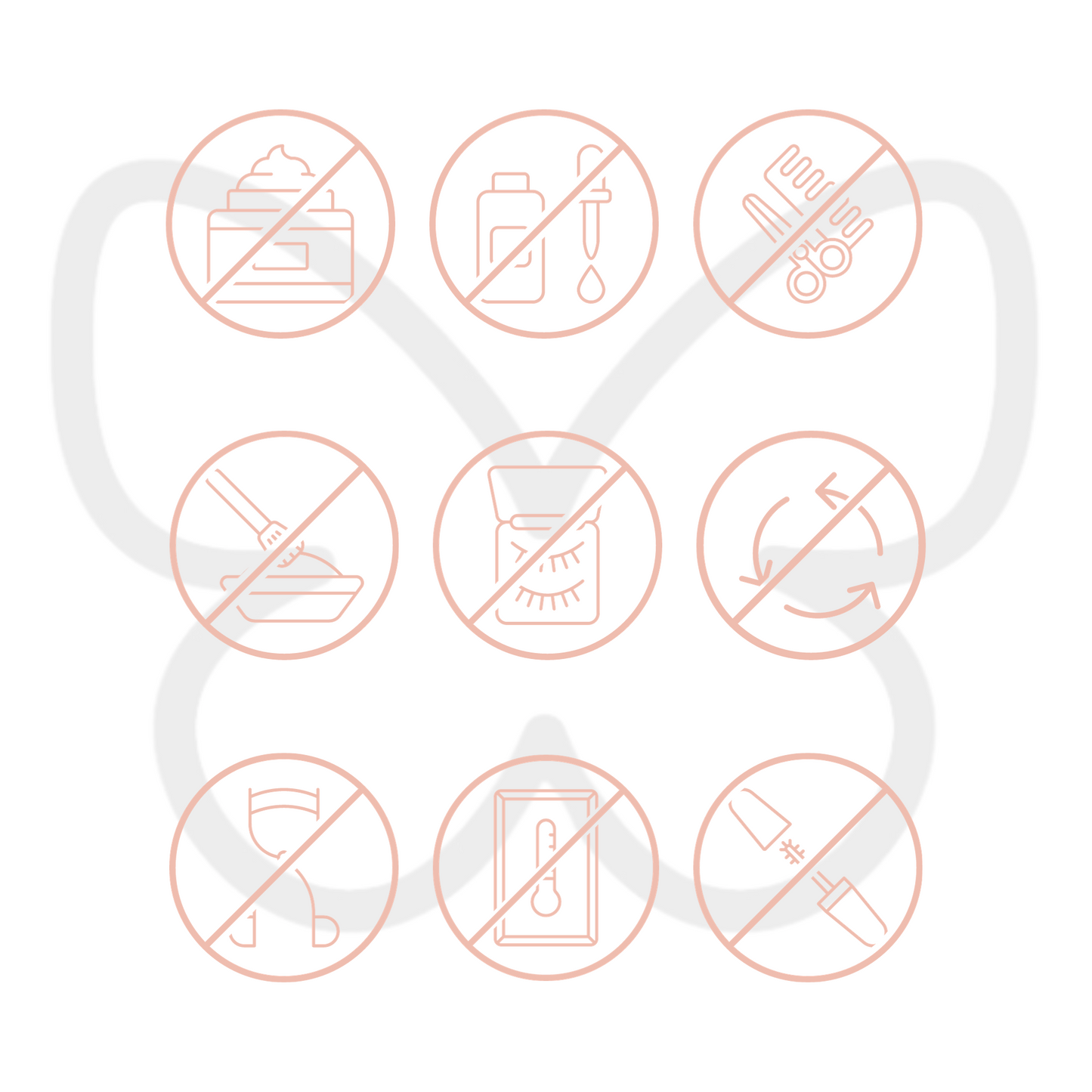 8D Russian volume premade eyelash extension tray