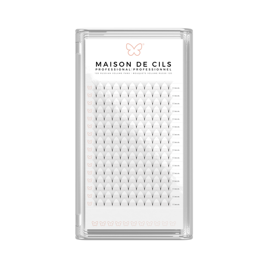 12D Russian volume premade eyelash extension tray