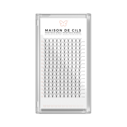 20D Russian volume premade eyelash extension tray