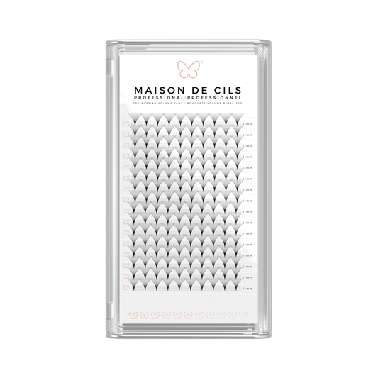 20D Russian volume premade eyelash extension tray