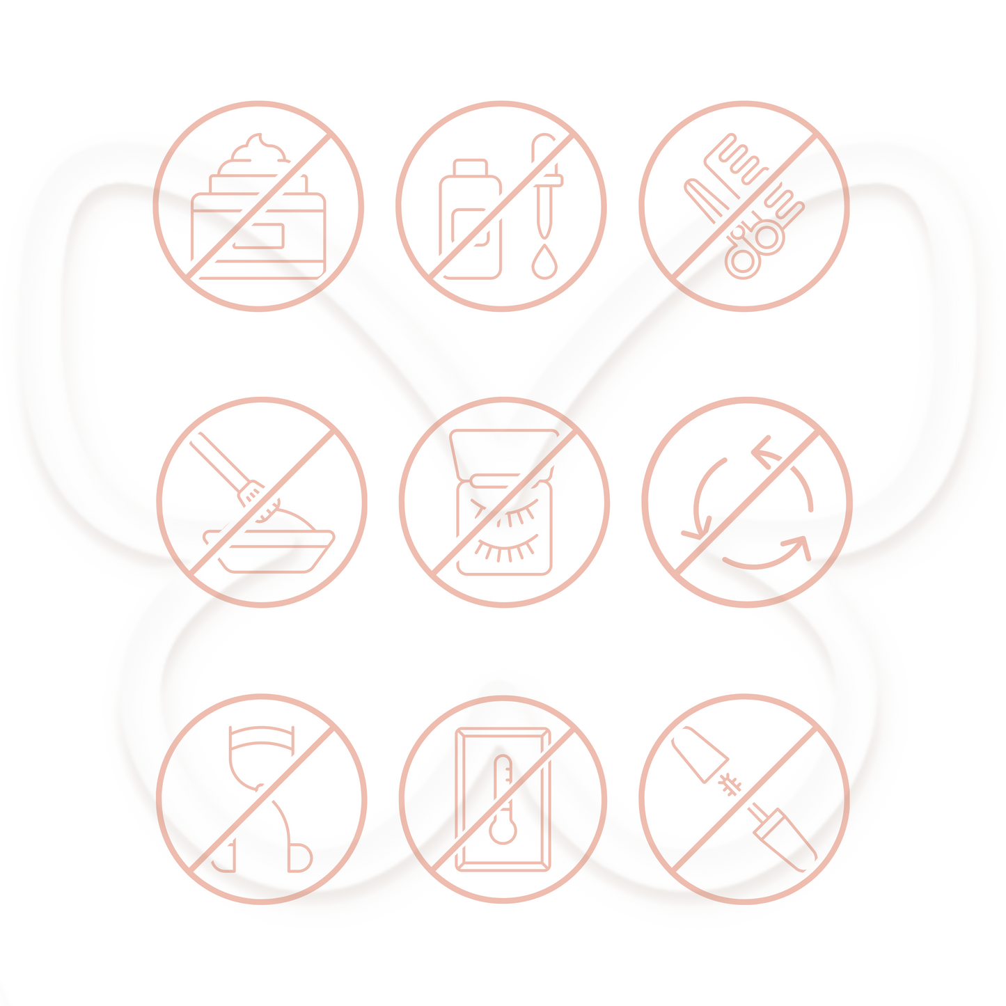 YY eyelash extension tray